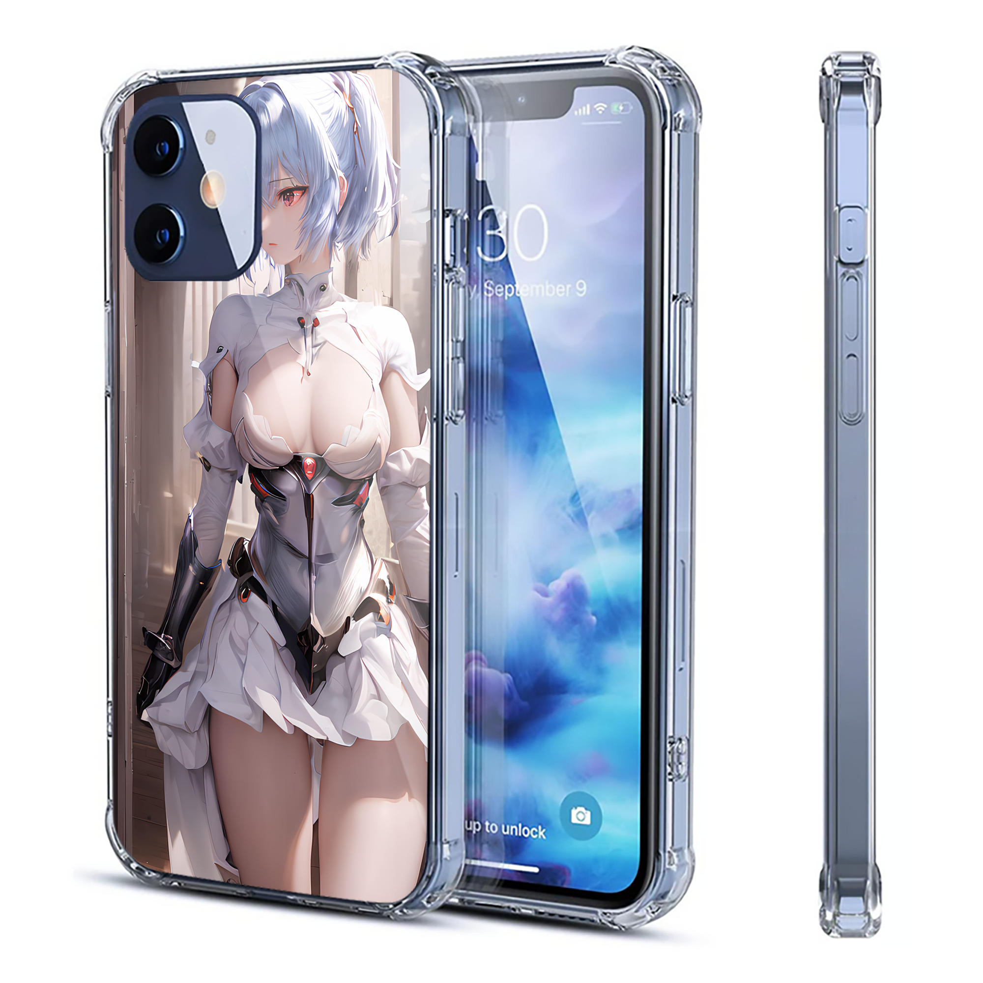 （画像用） EVA 新世紀エヴァンゲリオン 【iPhone 12シリーズ対応】透明スマホケース（クリアソフトケース）